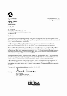 U.S. DOT / NHTSA